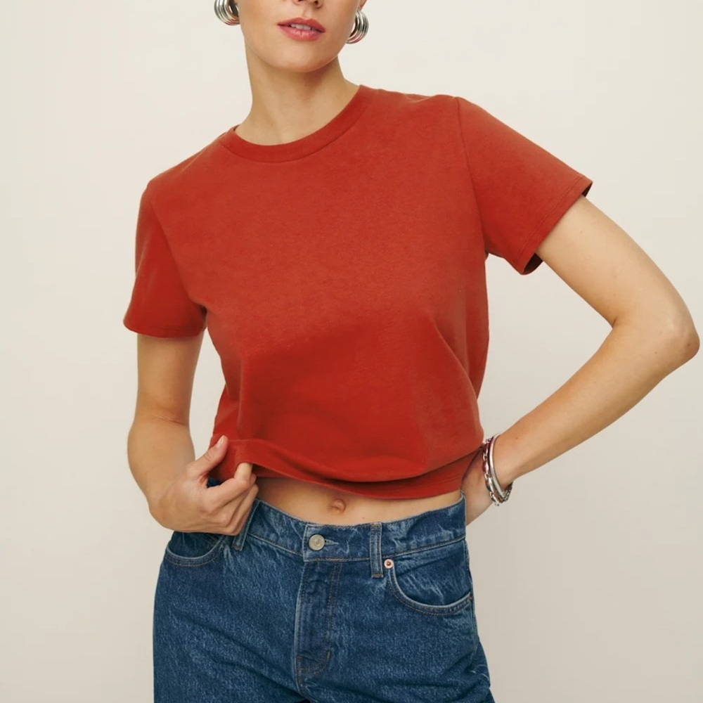 Reformation Red T-Shirt